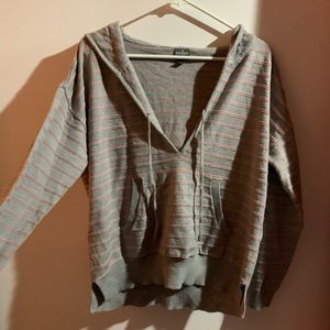 Long sleeve top with hood